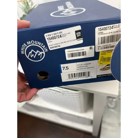 Cute NWTs White Moutain Sandals Size 7.5 - Picture 5 of 5